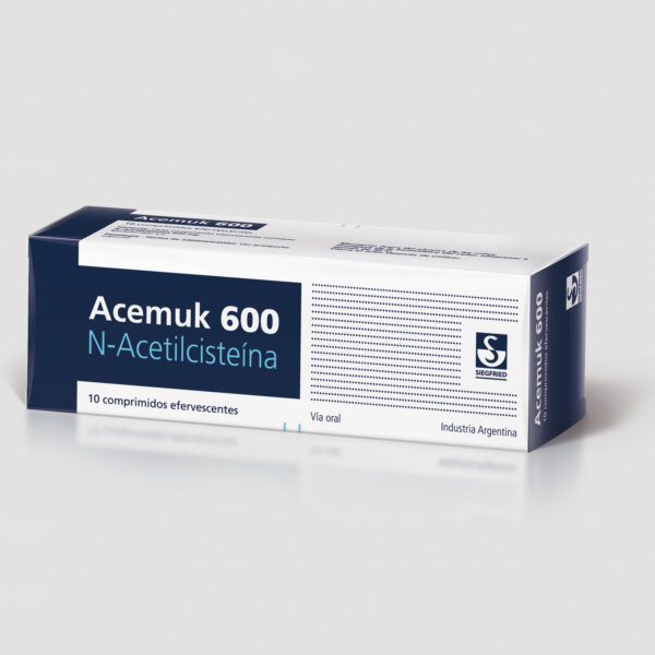 ACEMUK 600 COMPRIMIDO EFERVESCENTE 10U