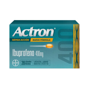 ACTRON RAPIDA ACCION 400 IBUPROFENO 400MG BLISTER 20U