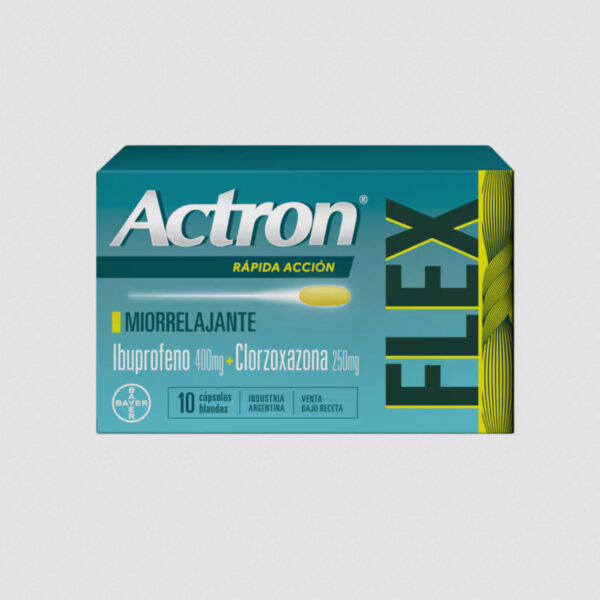 ACTRON FLEX IBUPROFENO 400 + CLORZORXAZONA 250MG BLISTER 10U