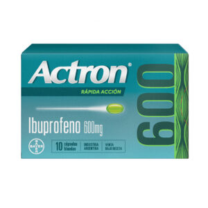ACTRON RAPIDA ACCION 600 IBUPROFENO 600MG BLISTER 20U