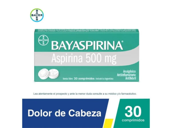 BAYASPIRINA 500MG COMPRIMIDOS CAJA 30U