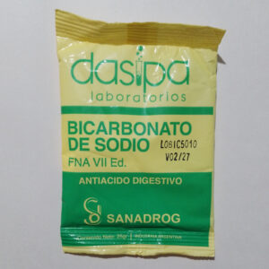 BICARBONATO DE SODIO SOBRE 25MG