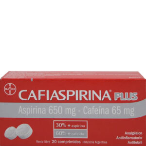 CAFIASPIRINA PLUS 650MG COMPRIMIDOS CAJA 20U