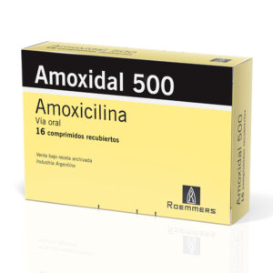AMOXIDAL 500MG AMOXICILINA BLISTER 16U
