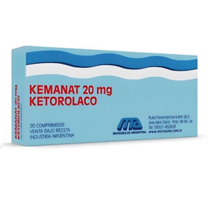 KETOROLACO 20MG KEMANAT COMPRIMIDOS BLISTER 10U