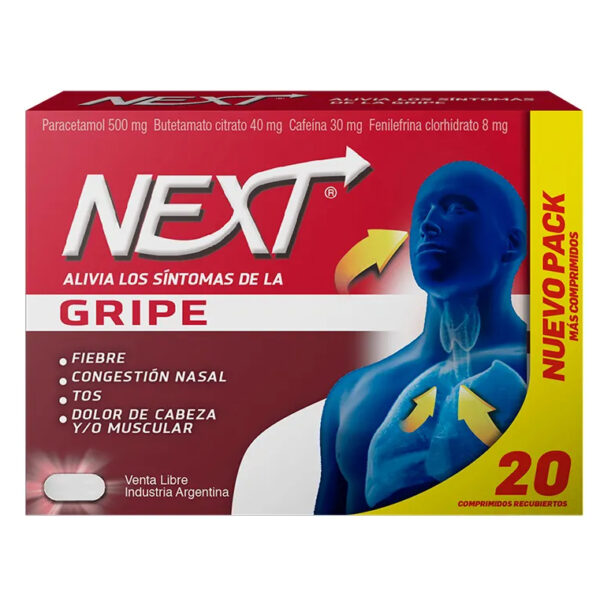 NEXT COMPRIMIDOS ANTIGRIPAL COMPRIMIDOS BLISTER 20U