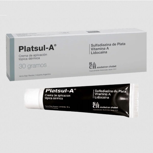 PLATSUL A CREMA PARA QUEMADURAS 30MG