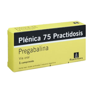 PREGAGABALINA PLENICA 75 COMPRIMIDOS UNIDAD
