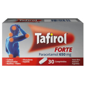 TAFIROL FORTE PARACETAMOL 650MG COMPRIMIDOS BLISTER 30U