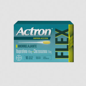 ACTRON FLEX IBUPROFENO 400 + CLORZORXAZONA 250MG BLISTER 10U