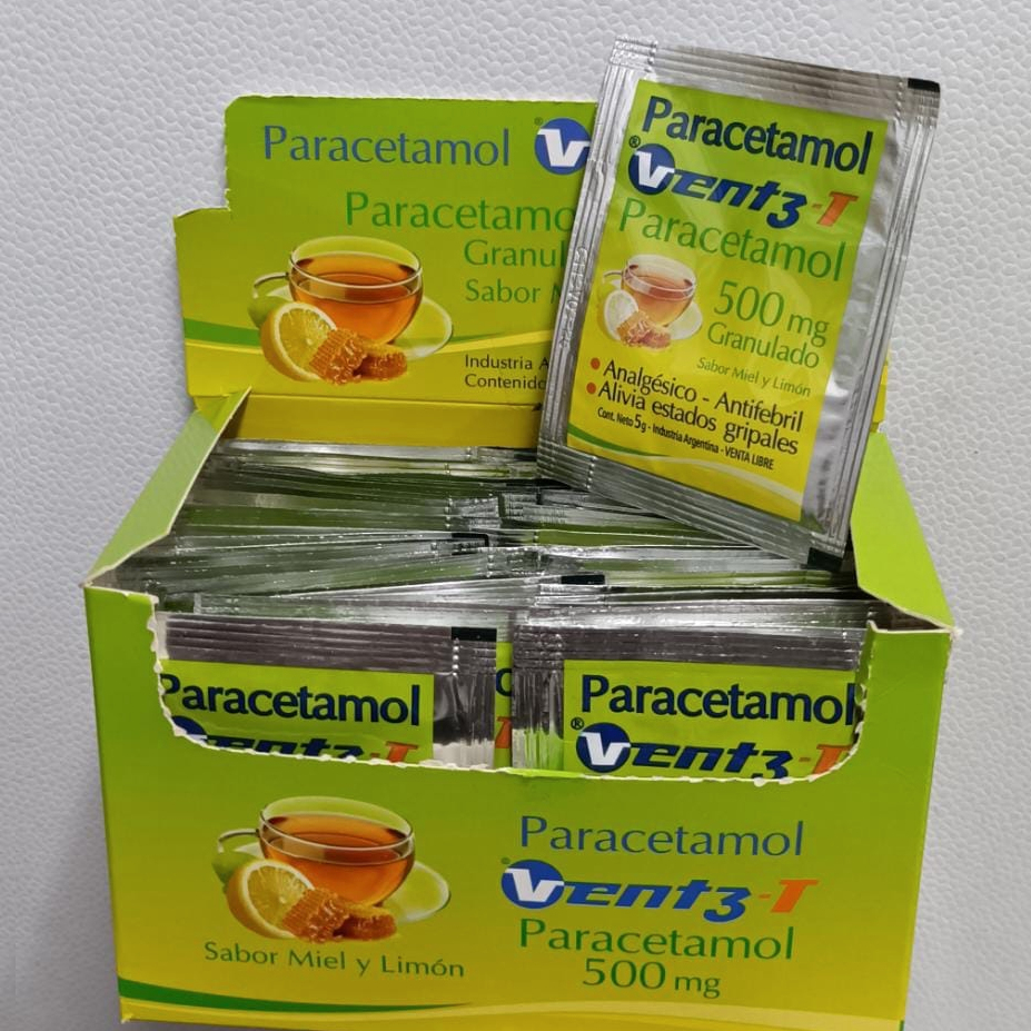 VENT3-T ANALGESICO ANTIFEBRIL PARACETAMOL 500MG TE CALIENTE. 5 SOBRES DE 5G