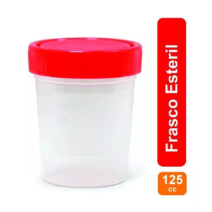 FRASCO ESTERIL ANALISIS CIERRE HERMETICO 125ML