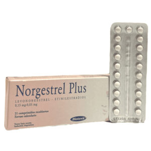 NORGESTREL PLUS LEVONOGESTREL 0,15MG ETINILESTRADIOL 0,03MG TABLETA 21U