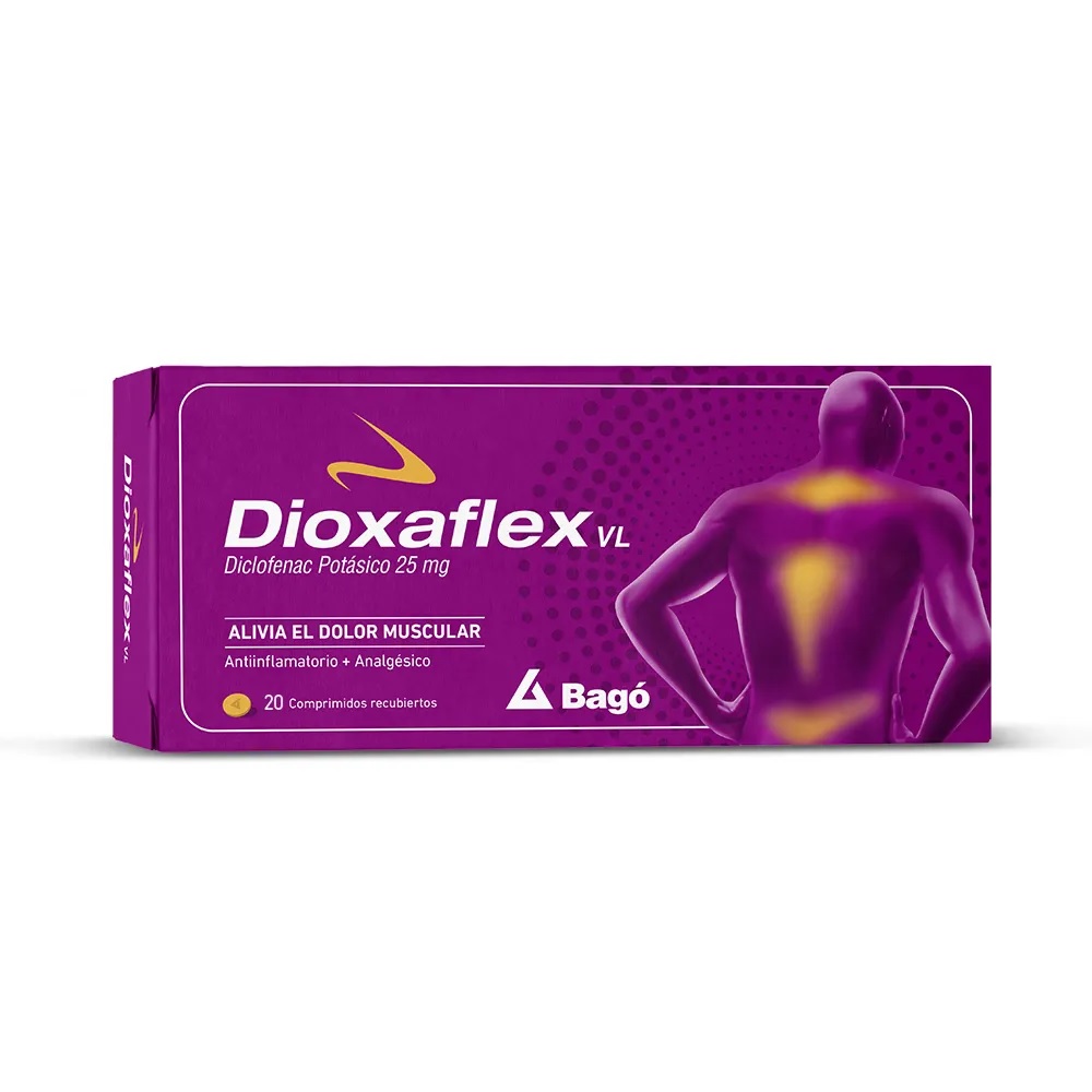 DIOXAFLEX VL ANTIINFLAMATORIO ANALGESICO CAPSULAS BLANDAS 16C
