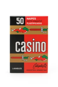 NAIPES CASINO PLASTIFICADOS ESPAÑOLES 50U