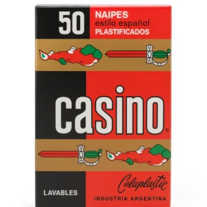 NAIPES CASINO PLASTIFICADOS ESPAÑOLES 40U