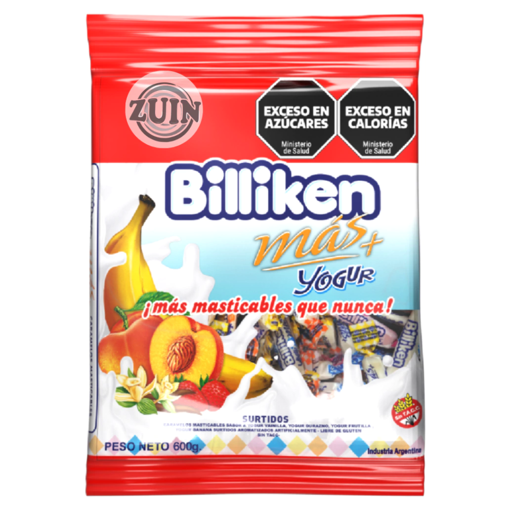 BILLIKEN CARAMELOS MASTICABLES BOLSA 600G
