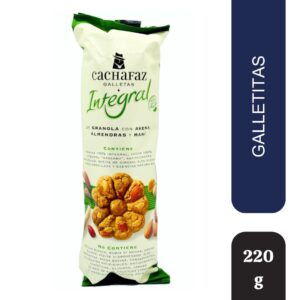 CACHAFAZ GALLETITAS VERDE (ALMENDRAS) 225G03/22