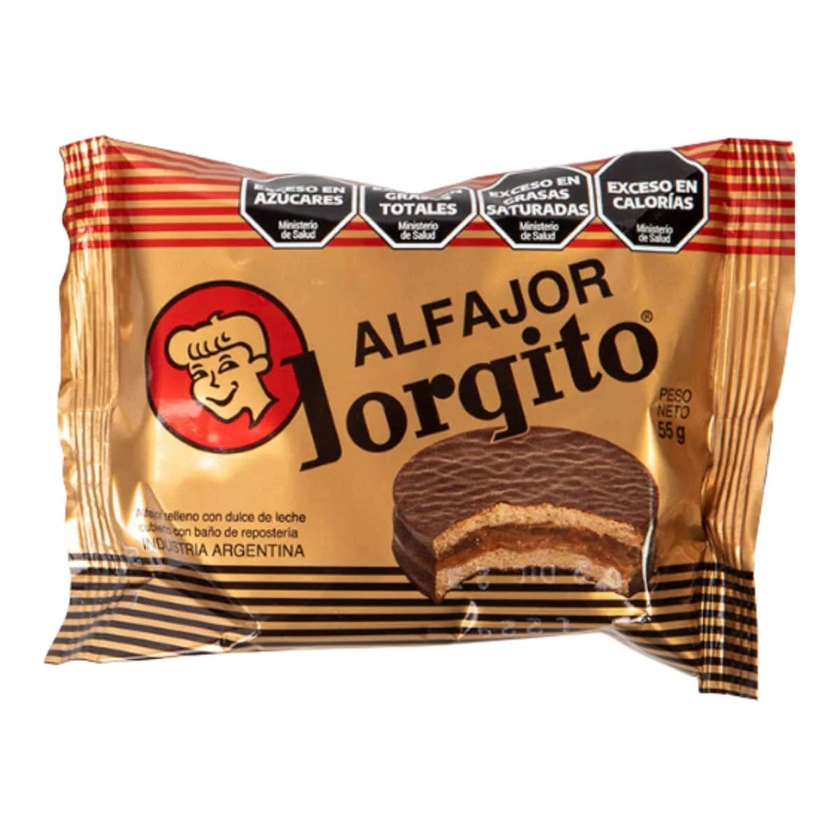 JORGITO ALFAJOR CHOCOLATE 55G