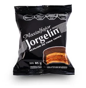 JORGELIN NEGRO ALFAJOR DE CHOCOLATE 85G 0608 1510