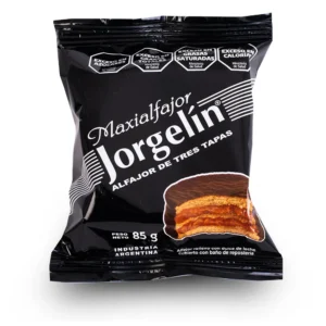 JORGELIN NEGRO ALFAJOR DE CHOCOLATE 85G 0608 1510