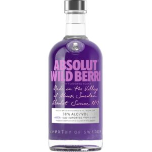 VODKA ABSOLUT WILD BERRIES 750ML