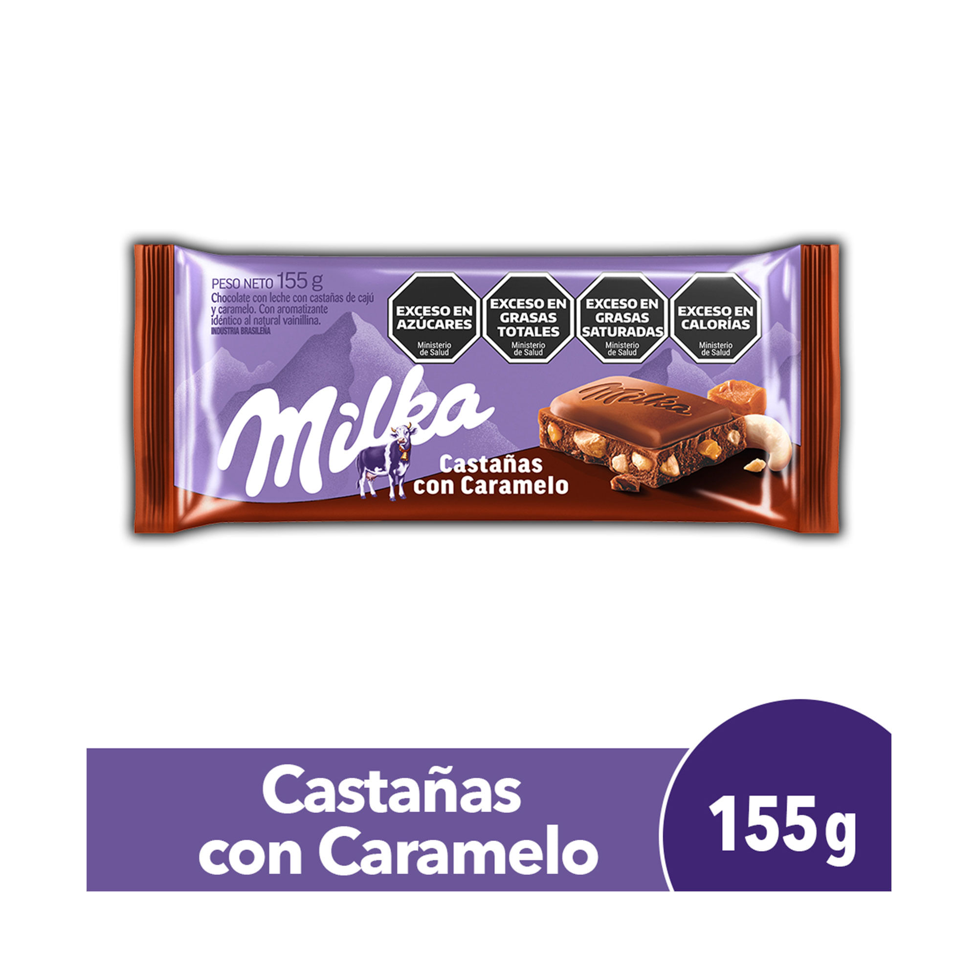 MILKA CASTAÑAS CON CARAMELO 155G 17/08/22