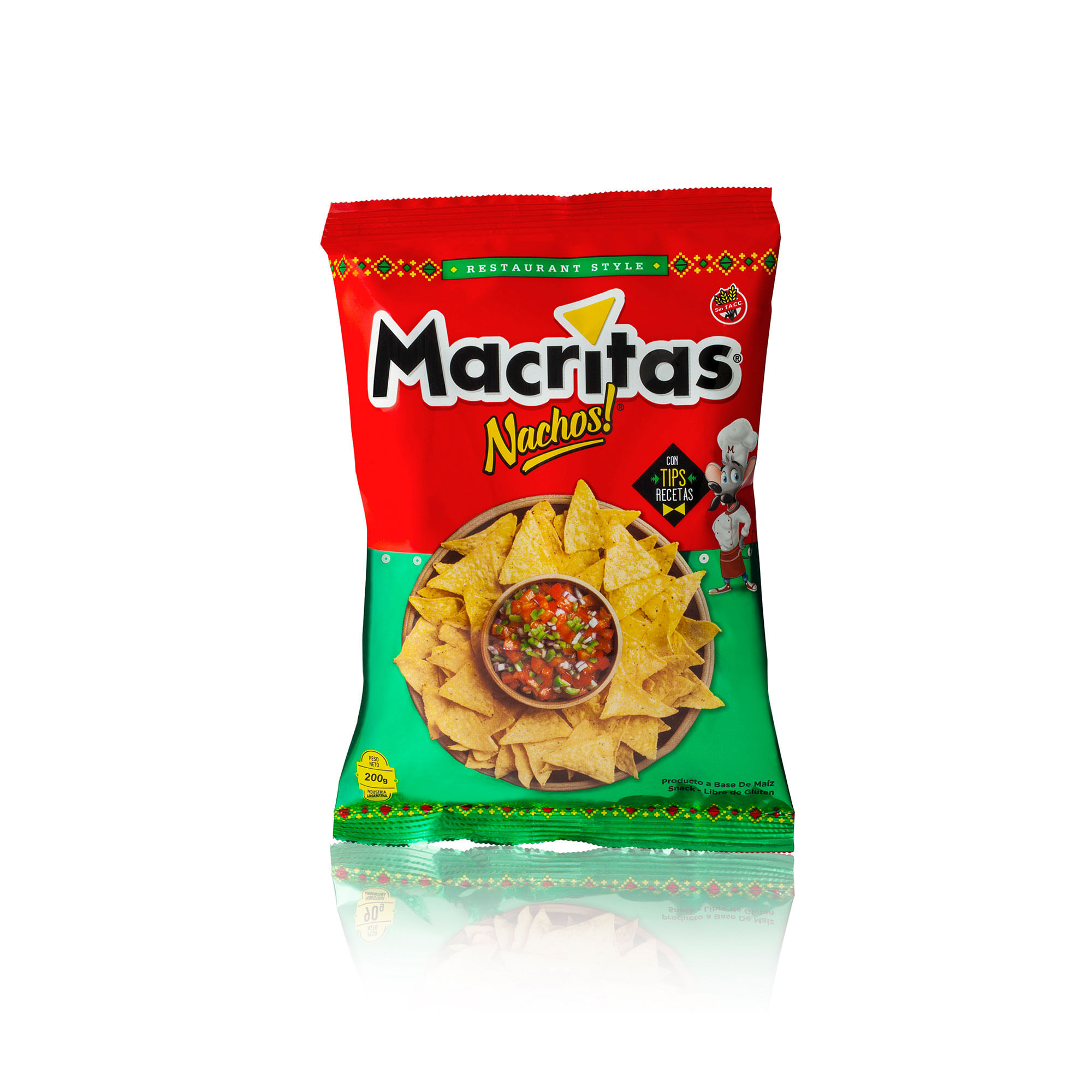 MACRITAS NACHOS 250G