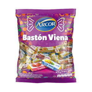 BASTON VIENA CARAMELOS ARCOR BOLSA 407G