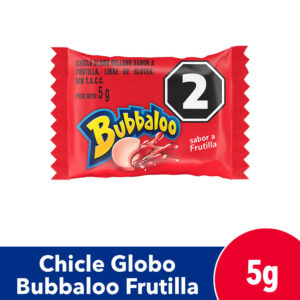BUBBALOO FRUTILLA CHICLES SUELTOS 5G