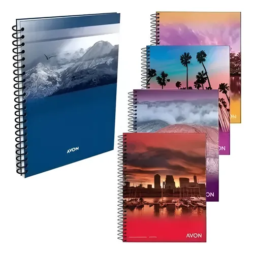 CUADERNO LEDESMA AVON A4 ESPIRAL CUADRICULADO 84H
