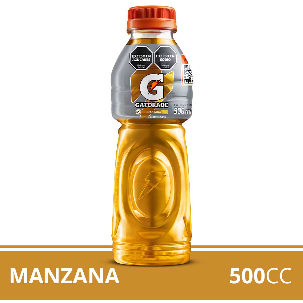 GATORADE MANZANA 500ML 10/01/22 11/01/22