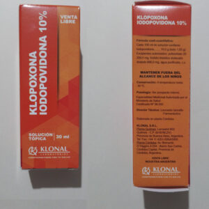 IODOPOVIDONA 10% SOLUCION TOPICA KLOPOXONA 30ML