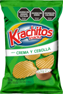 KRACHITOS PAPAS CREMA Y CEBOLLA 90G