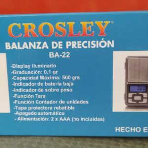BALANZA ELECTRONICA PORTATIL CROSLEY 10G A 50KG