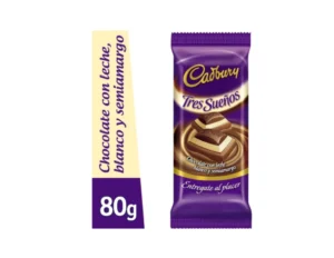 CADBURY TRES SUEÑOS 80G 15/09/22