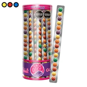 GUMBALLS CHICLES TIRA FRUTAL SURTIDO 16U