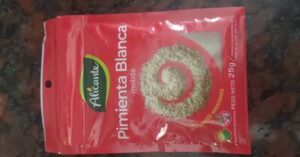 PIMIENTA BLANCA MOLIDA 25G 23/04/22