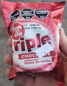 FANTOCHE ALFAJOR TRIPLE BLANCO 85G