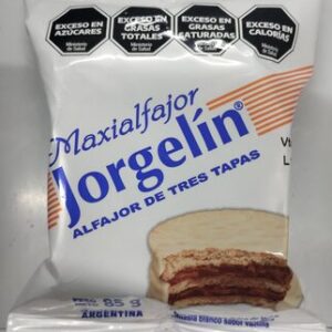 JORGELIN BLANCO ALFAJOR DE CHOCOLATE BLANCO 85G
