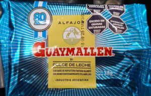 GUAYMALLEN ALFAJOR BLANCO SIMPLE 38G