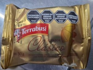 TERRABUSI ALFAJOR SIMPLE NEGRO 50G 11/11 07/01/23