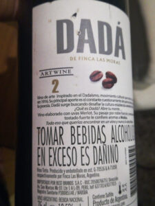 VINO TINTO DADA 3 750ML