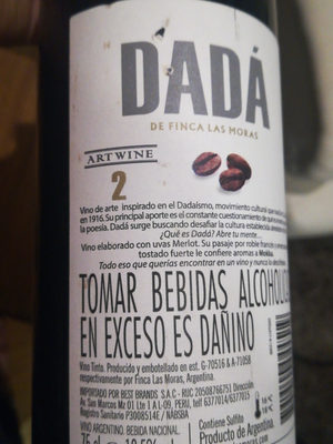 VINO TINTO DADA 3 750ML