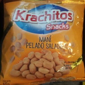 KRACHITOS MANI PELADO SALADO 65G