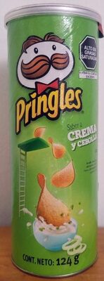 PRINGLES CREMA Y CEBOLLA (VERDE) GRANDE 105G 11/24