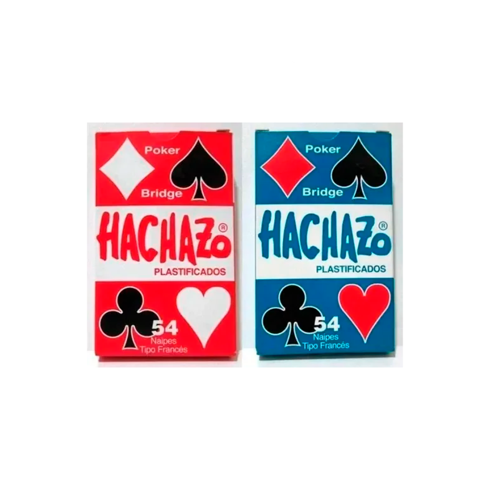 NAIPES HACHAZO POKER 54U