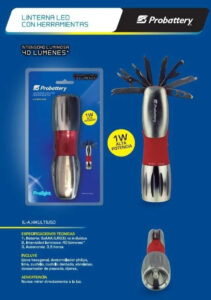 LINTERNA BLITZ 3 LED 2AA