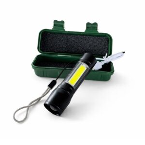 LINTERNA LED MINI RECARGABLE USB 4 EN UNO
