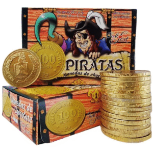 MONEDA PIRATA CHOCOLATE FELFORT (TODOS)
